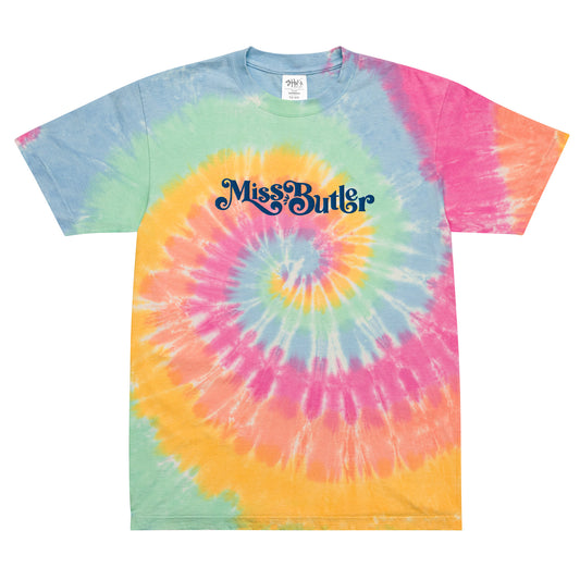 happy hippie tie-dye t-shirt